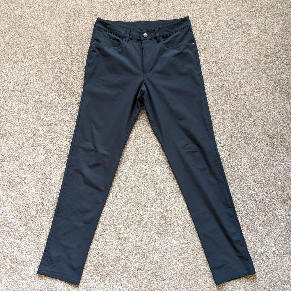 Lululemon ABC Pant Classic *34" True Navy Reflective Dress Pants Men's